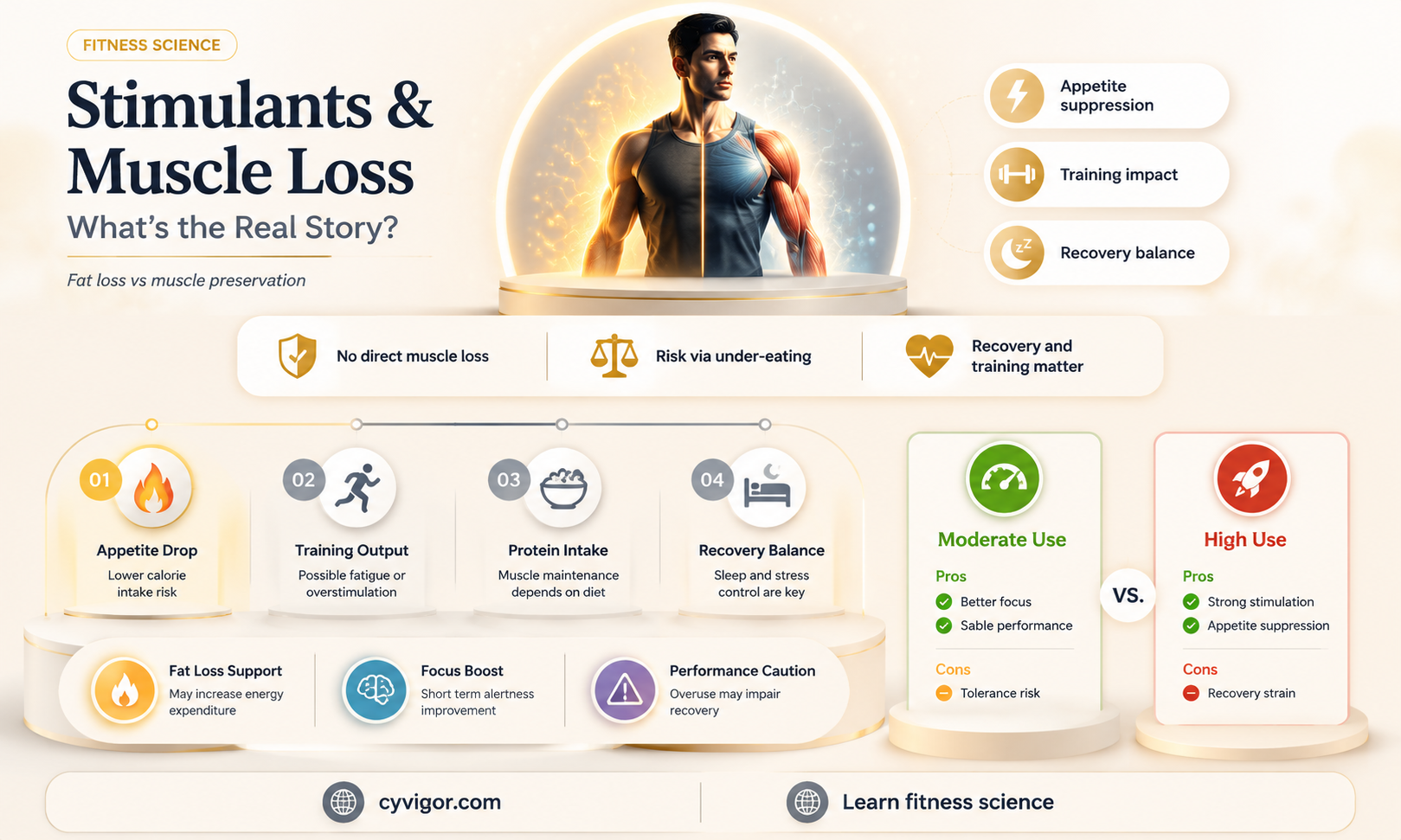 are stimulants muscle wasting