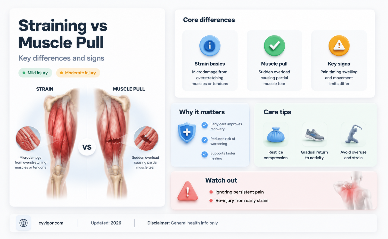 are straining and pulling a muscle the same