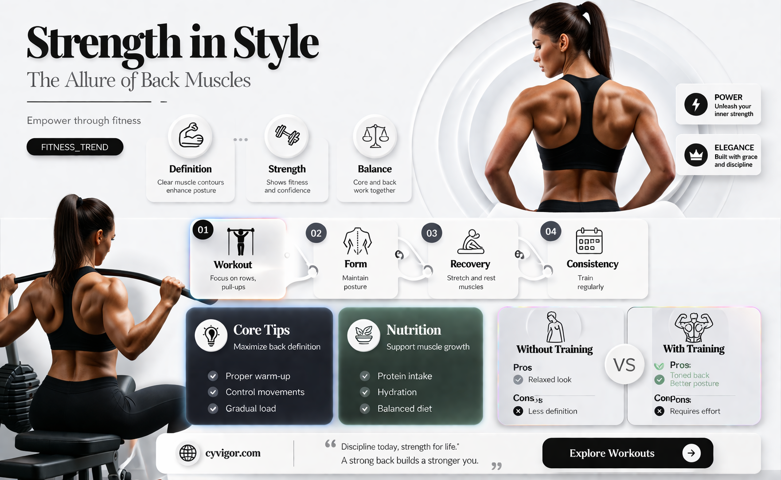 are back muscles attractive on a girl