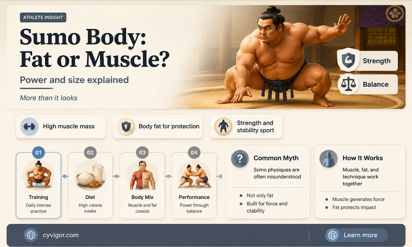 are sumo wrestlers all muscle