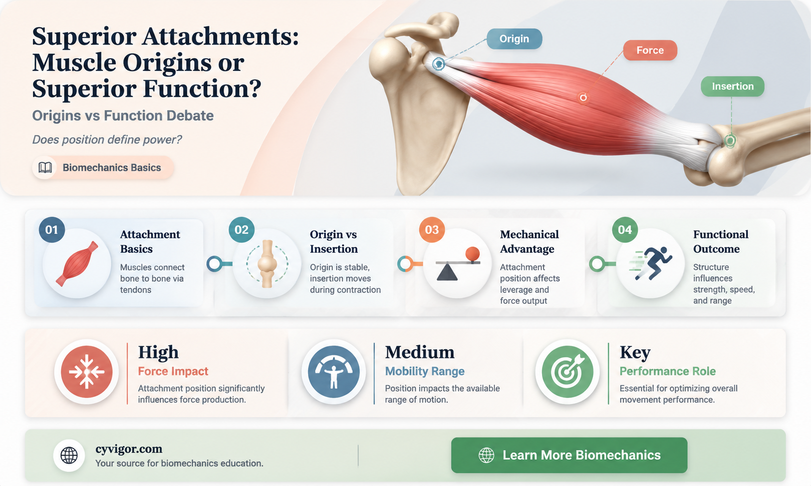 are superior muscle attachments origins