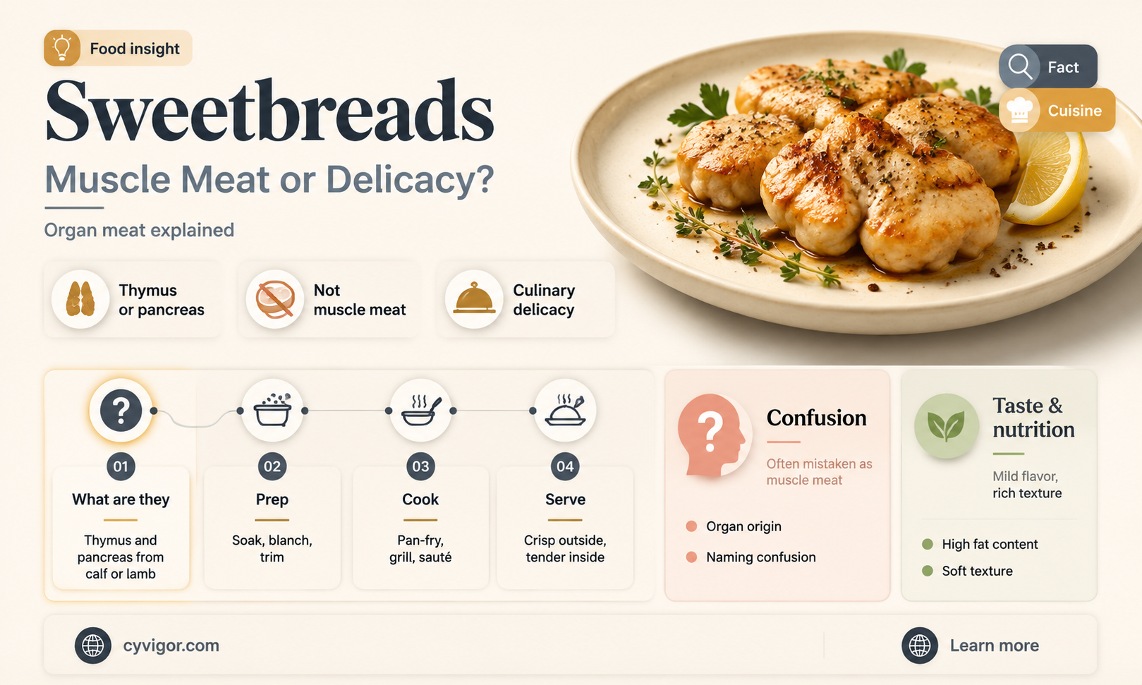 are sweetbreads muscle meat
