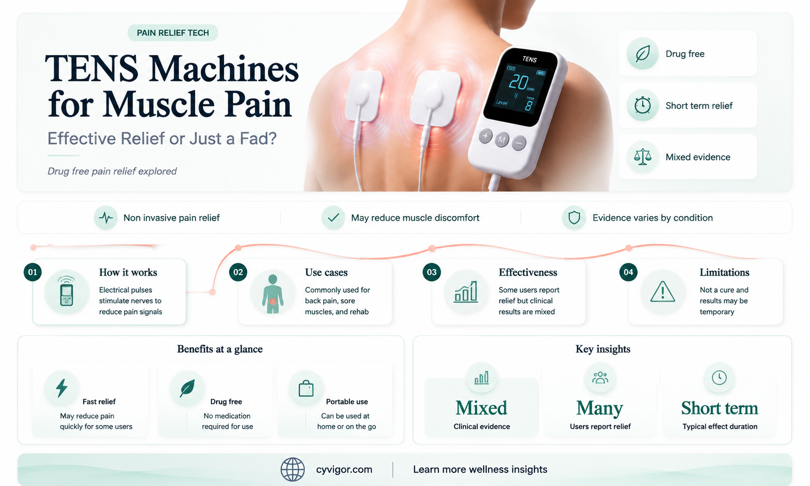 are tens machines good for muscle pain