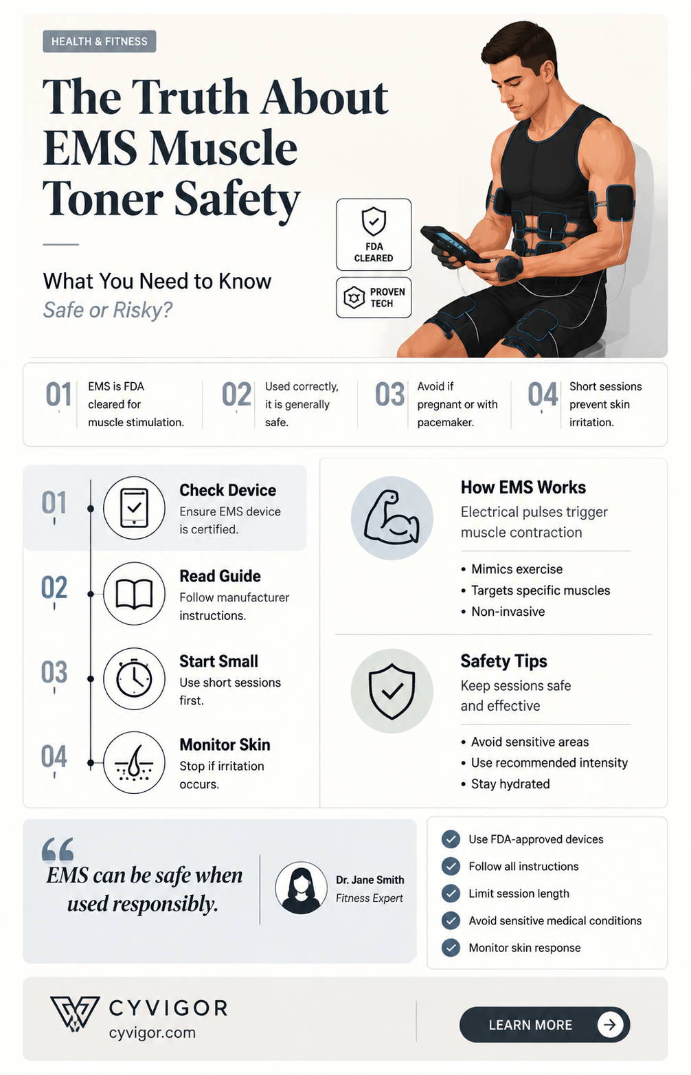 are ems muscle toners safe