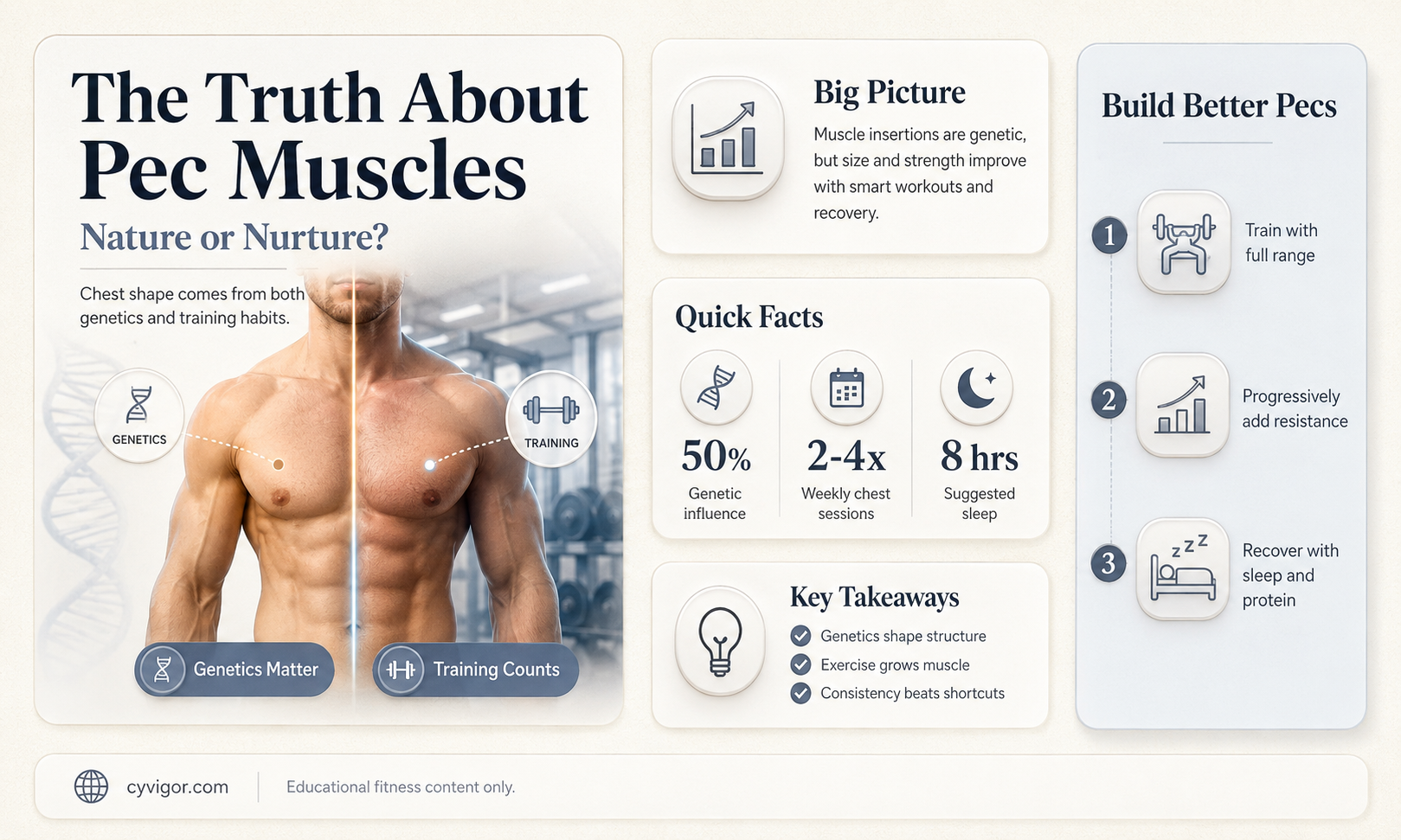 are pec muscles genetic