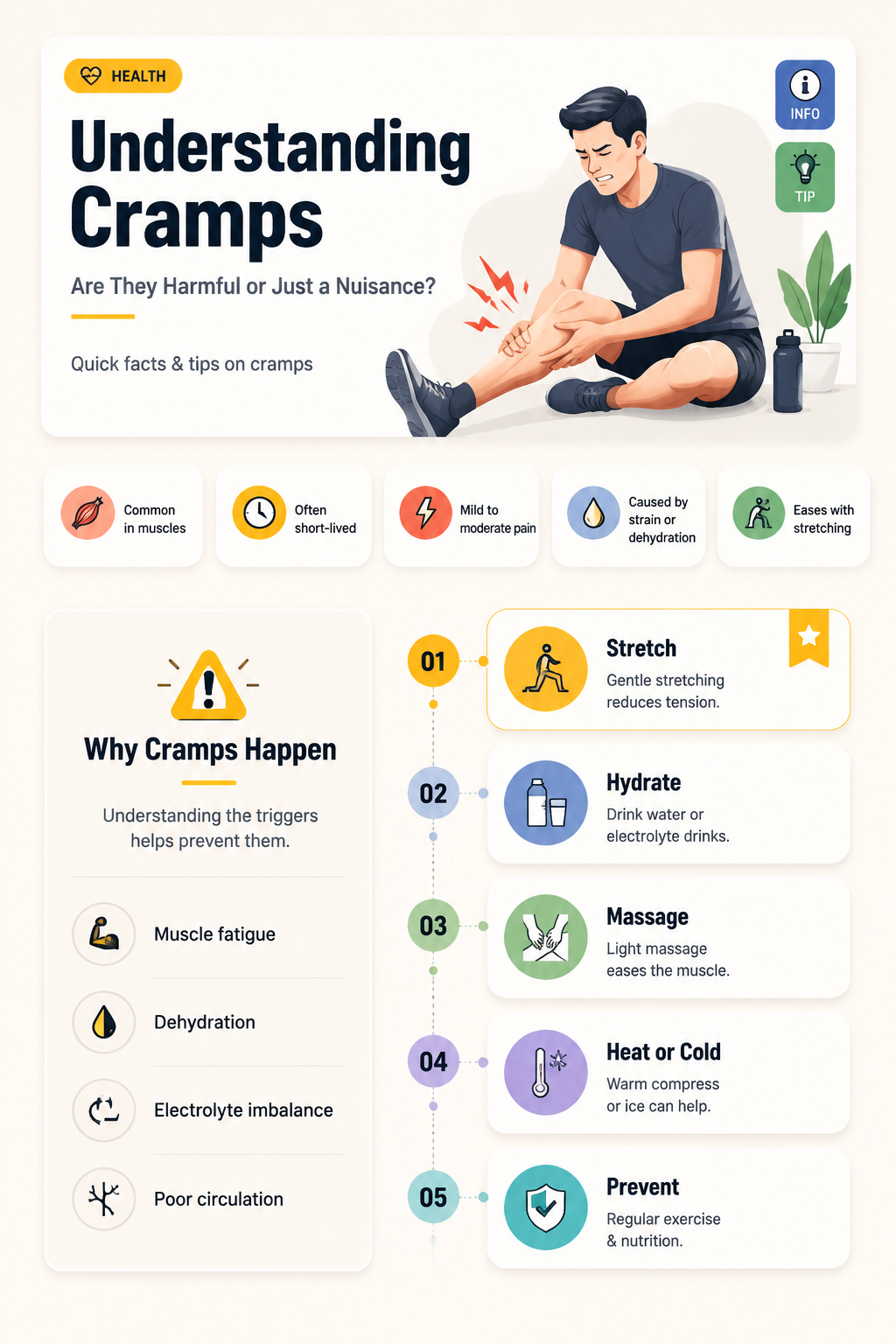 are cramps harmful