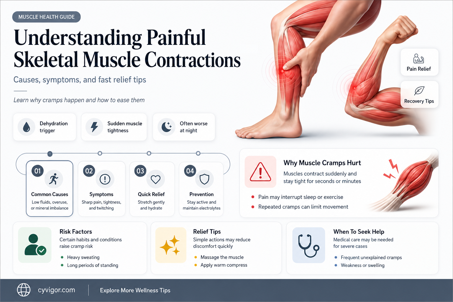 are painful contractions of the skeletal muscles