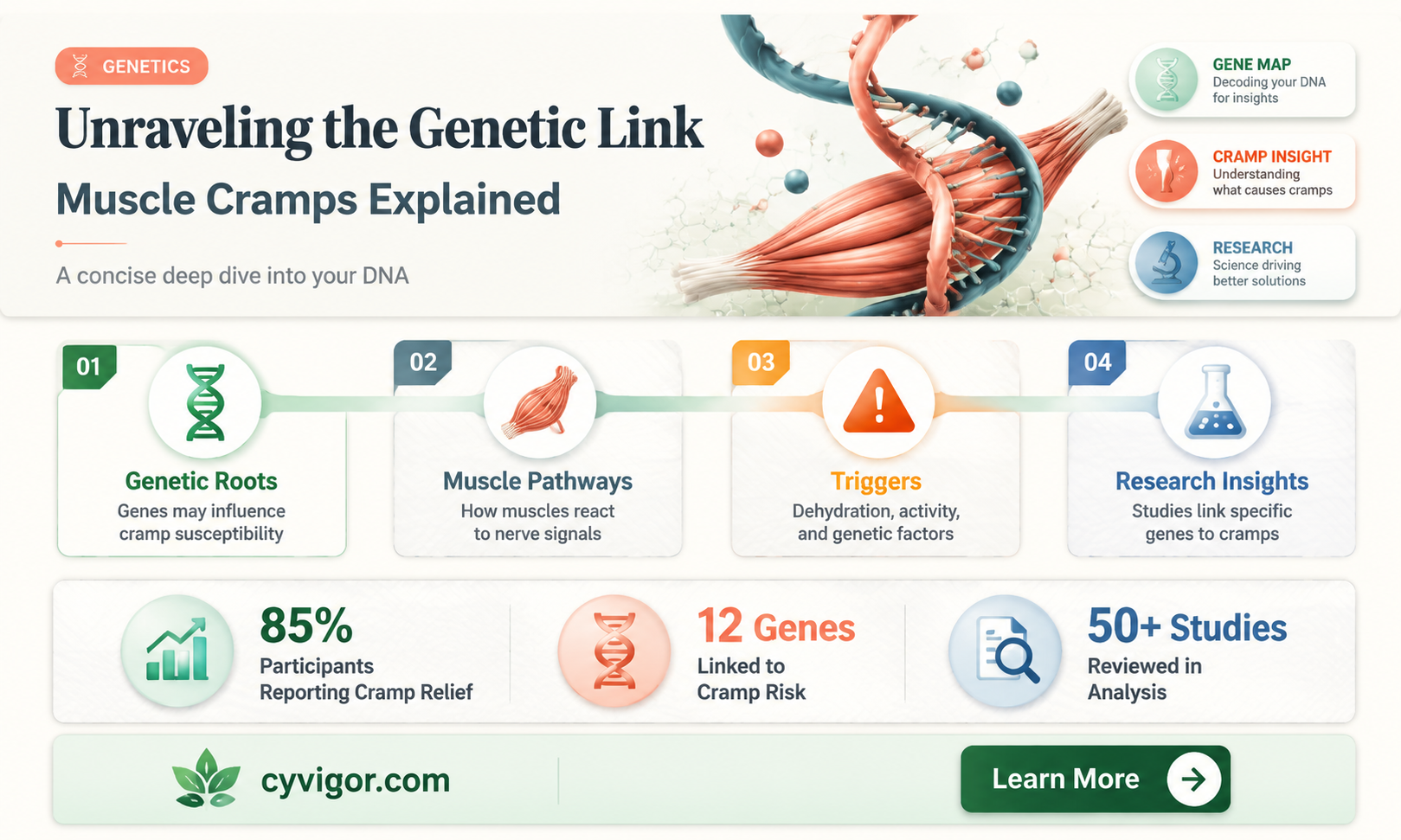 are muscle cramps genetic