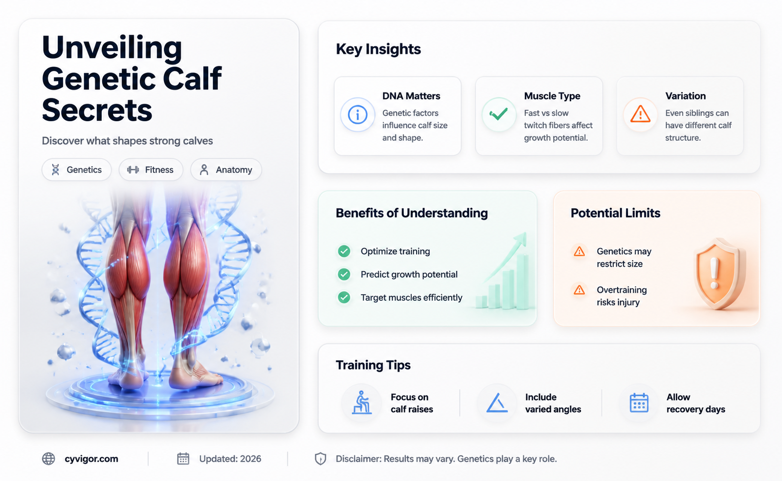 are big calf muscles genetic