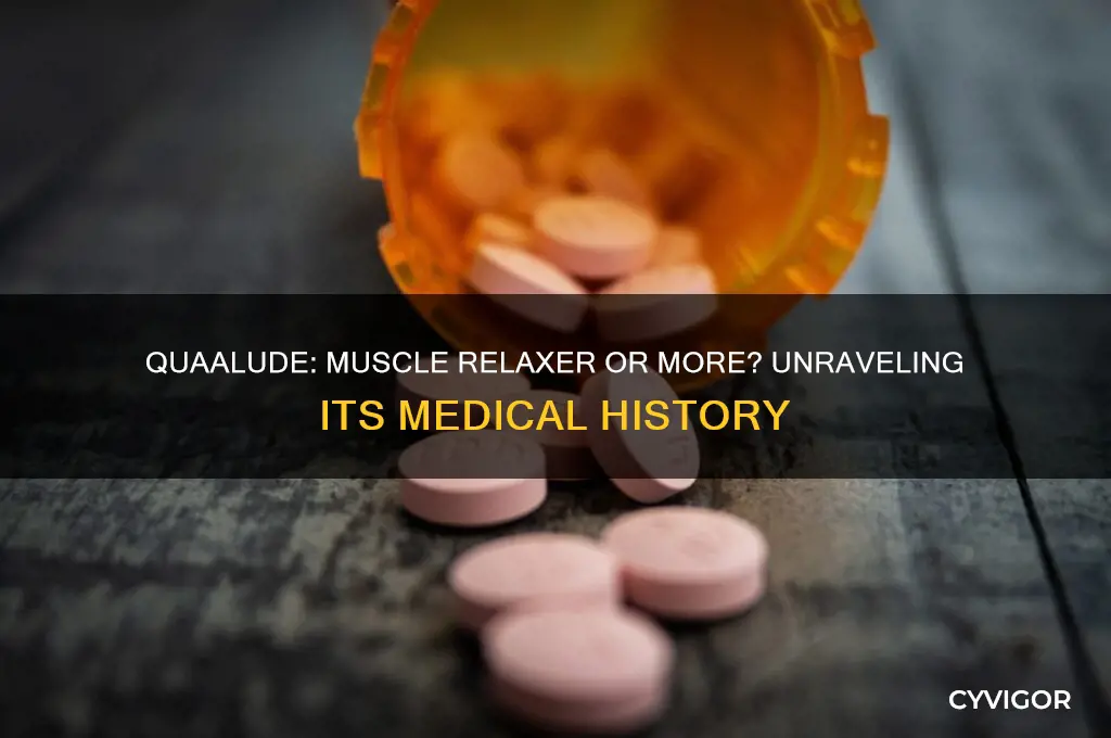 was a quaalude a muscle relaxer
