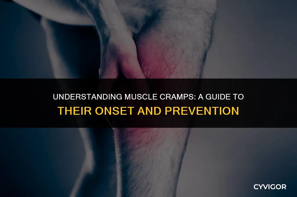 what age does muscle cramps start