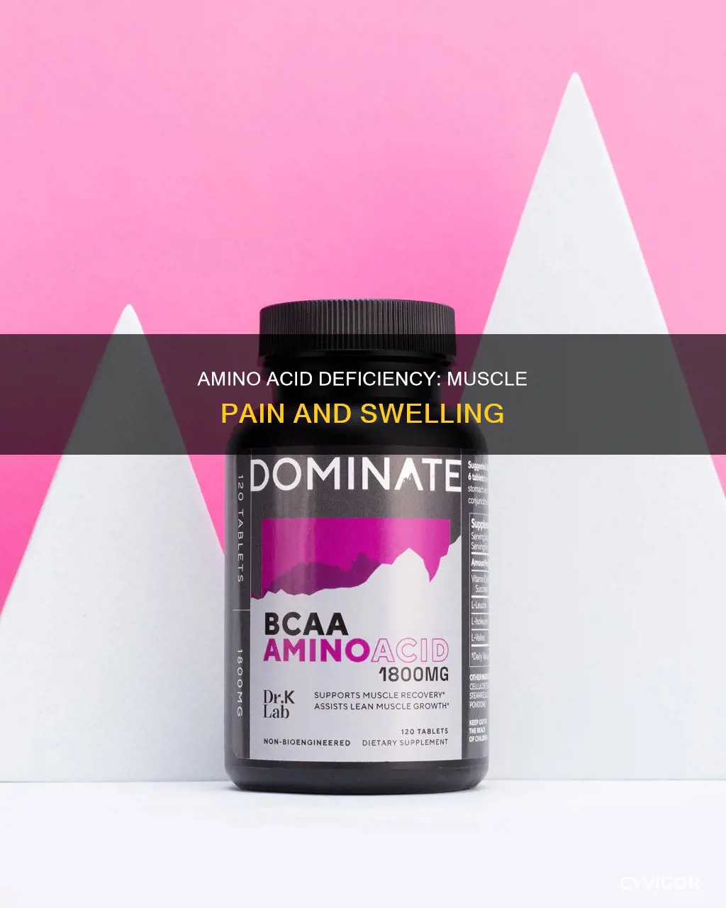 what amino acid deficiency can cause muscle pain and swelling