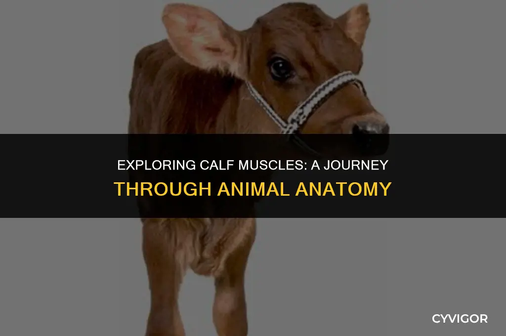 what animals have calf muscles