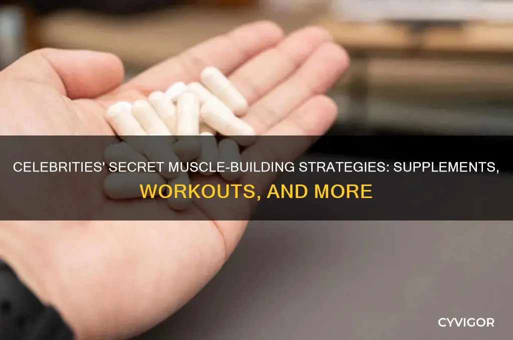 what are celebrities using to gain muscle
