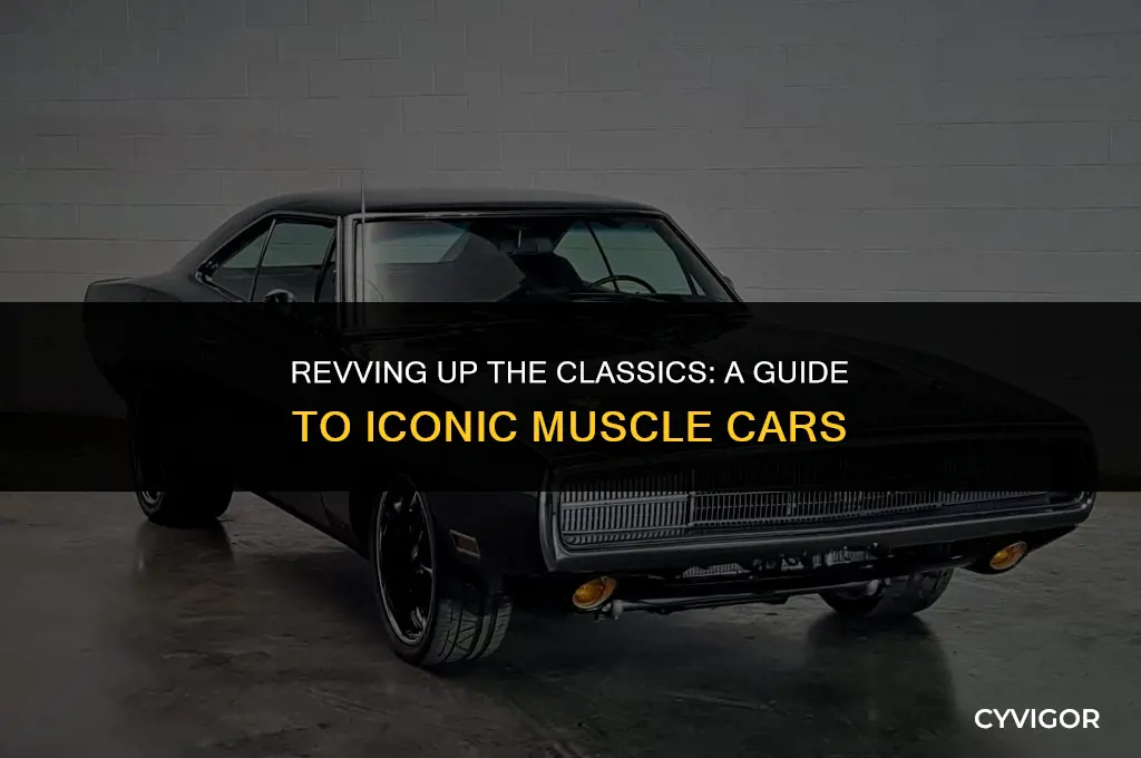 what are good muscle cars