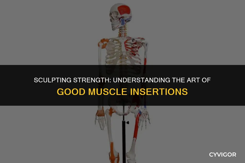 what are good muscle insertions