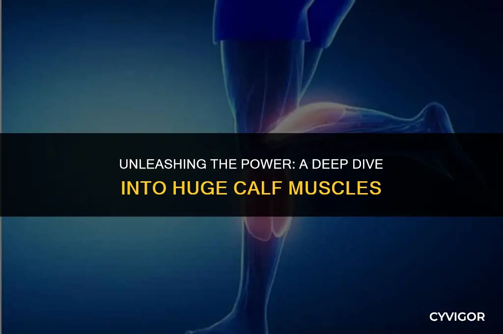 what are huge calf muscles