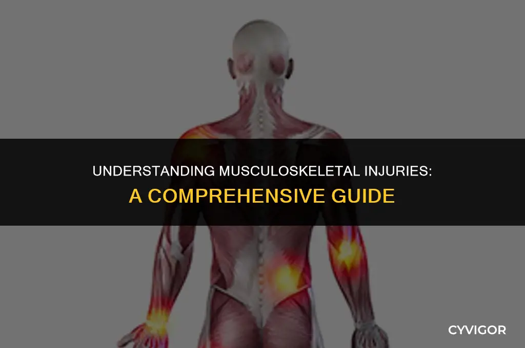 what are injuries that affect your muscles tendons nerves joints
