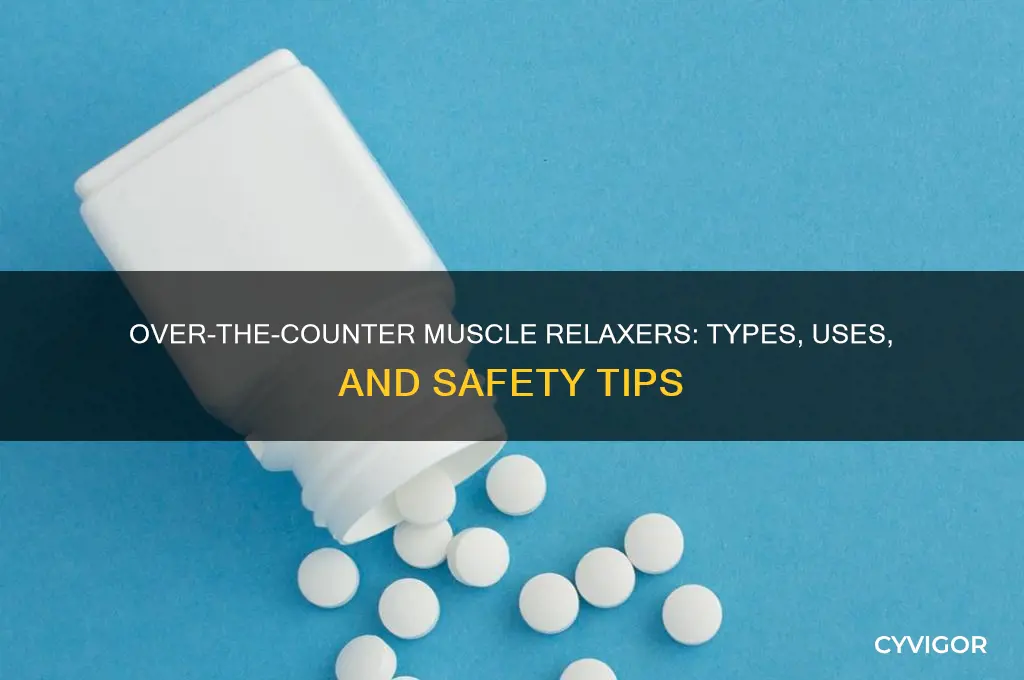 what are muscle relaxer medications over the counter