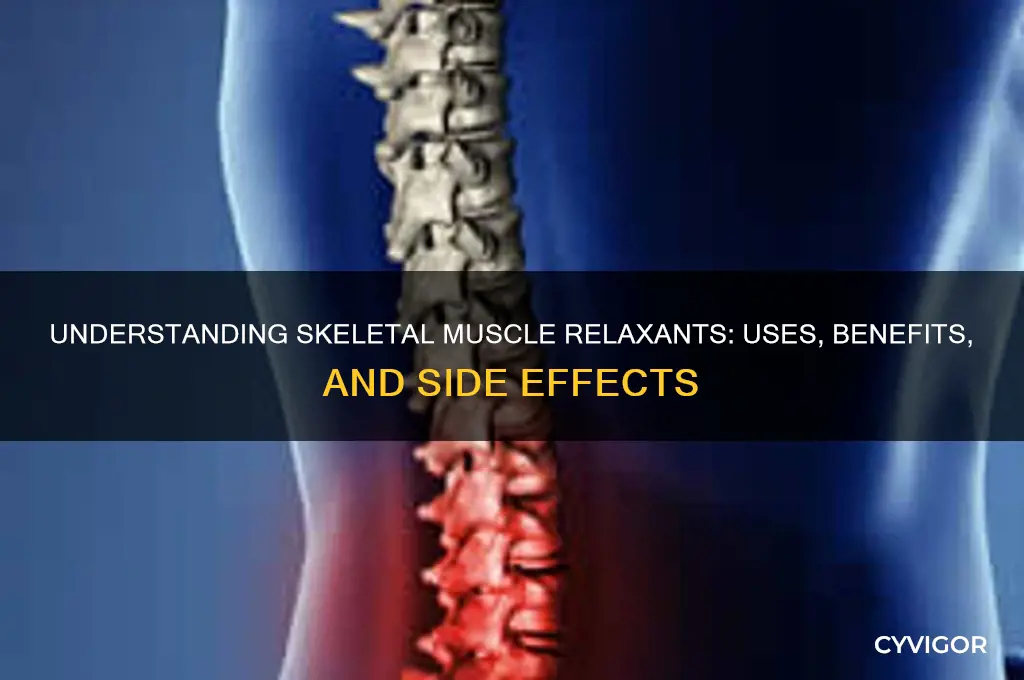what are skeletal muscle relaxant