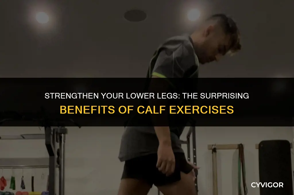 what are the benefits to exercise in your calf muscles