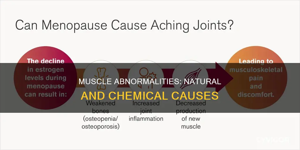 what are the chemicals and natural causes of muscle abnormalities