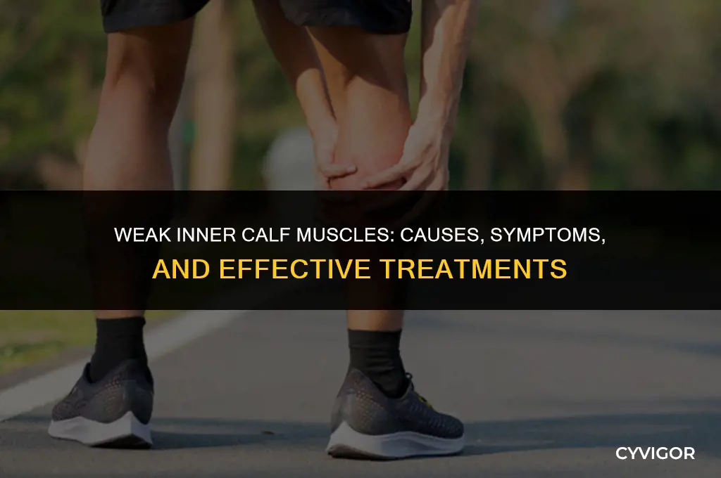 what are the effects of weak inner calf muscles