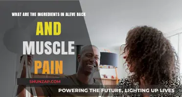 Aleve Back & Muscle Pain Ingredients: What's Inside the Relief?
