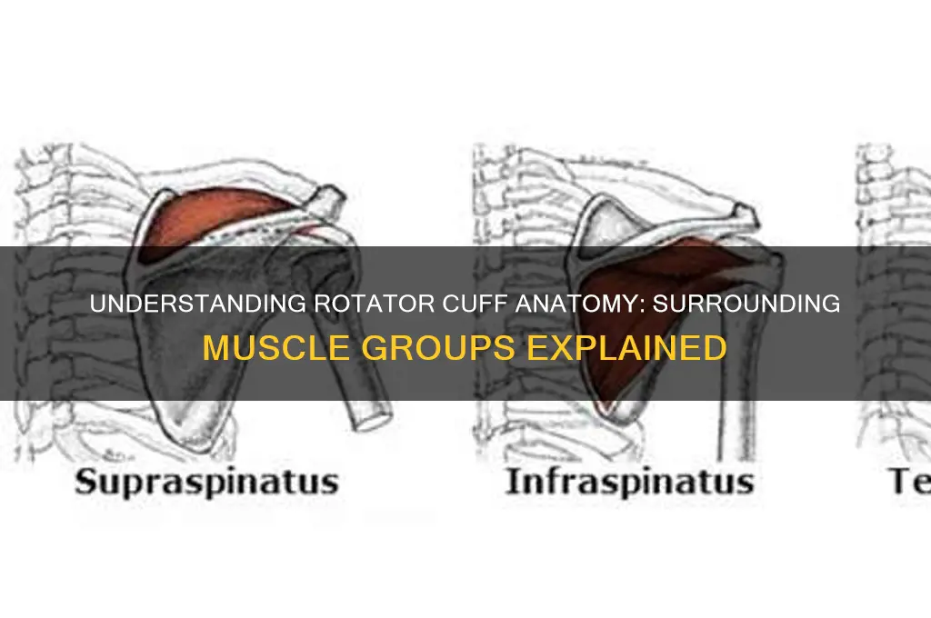 what are the muscle groups around the rotator cup
