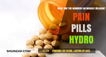Understanding Muscle Relaxant Pain Pills: Decoding the Numbers on Hydro