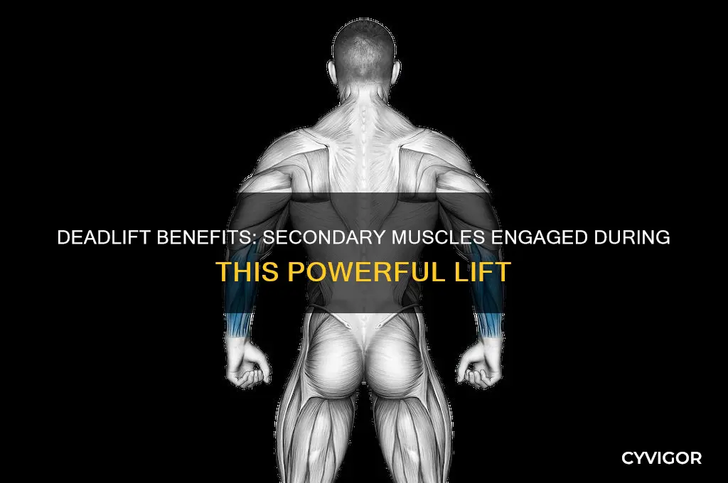 what are the secondary muscles worked out during a deadlift