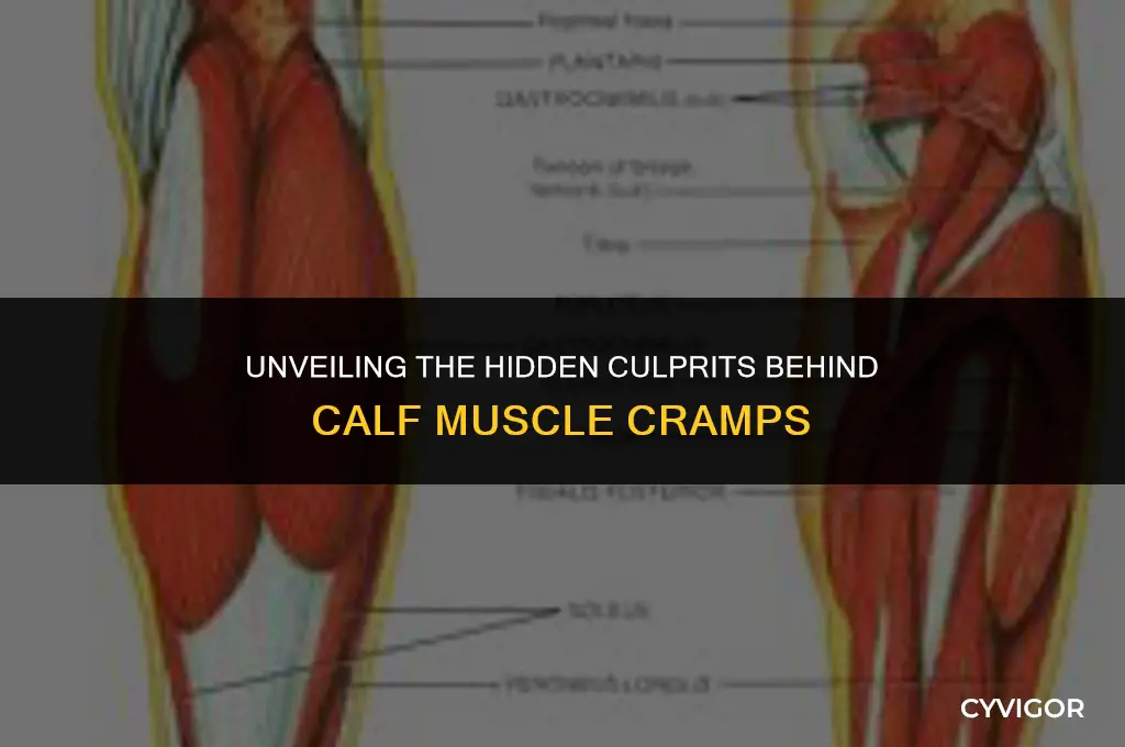 what are you lacking if calf muscles cramp up