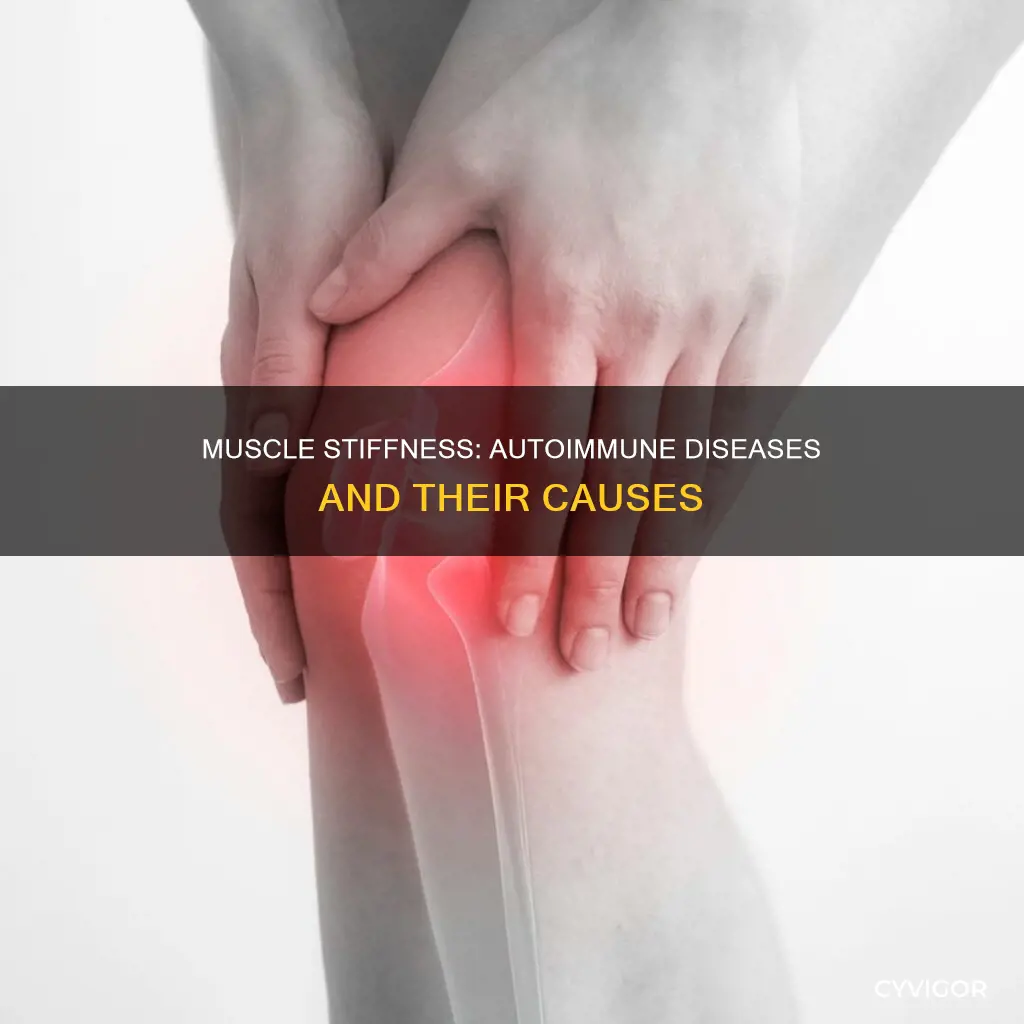 what autoimmune disease causes muscle stiffness