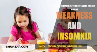 Vitamin B Deficiency: Anemia, Muscle Weakness, and Insomnia