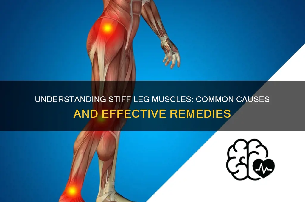 what can cause stiff leg muscles