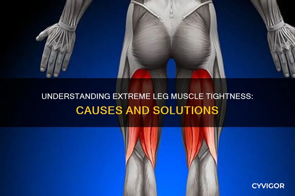 what can causes extreme muscle tightness in legs