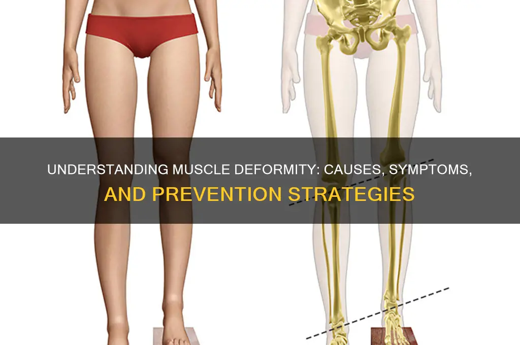 what can causes muscle deformity