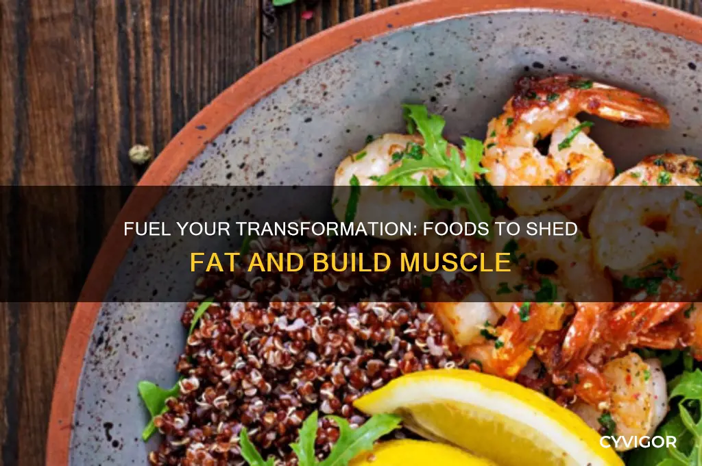 what can you eat to lose weight and gain muscle