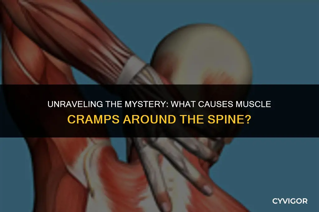 what cases muscle cramps around spine