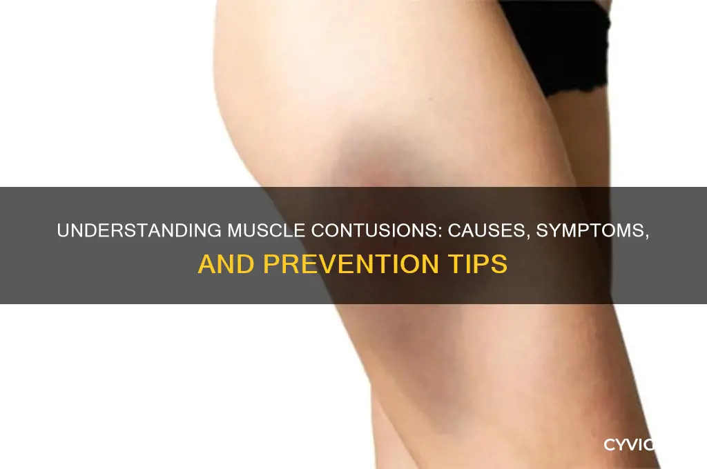 what causes a muscle contusion