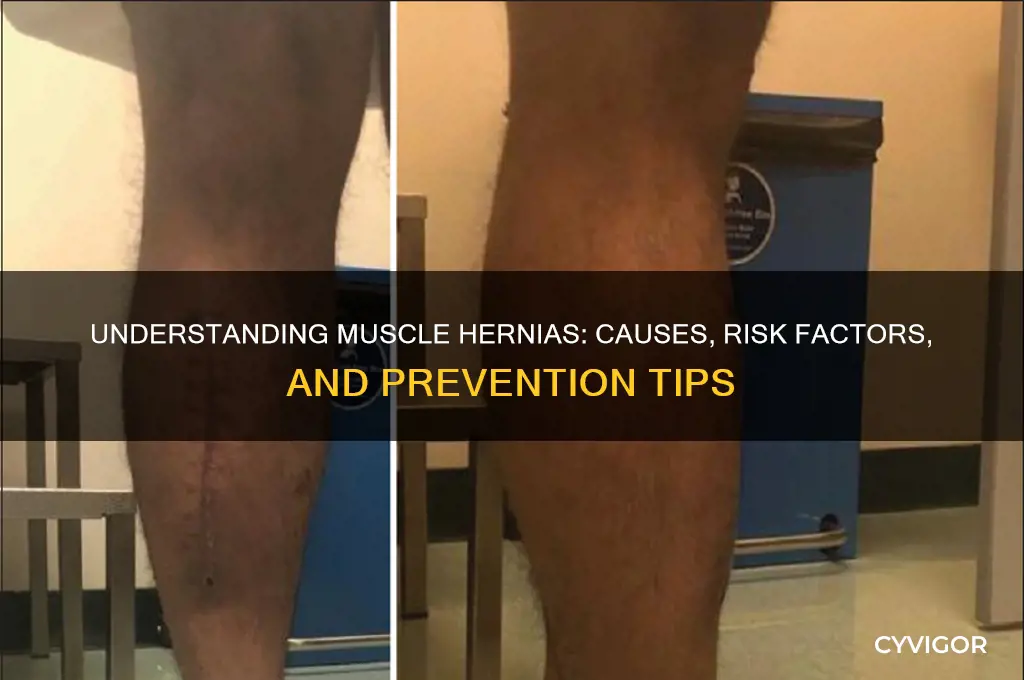 what causes a muscle hernia