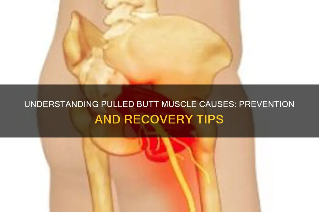 what causes a pulled butt muscle