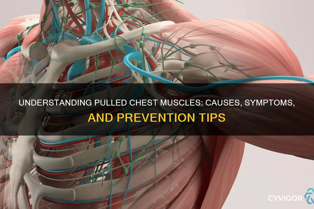 what causes a pulled chest muscle