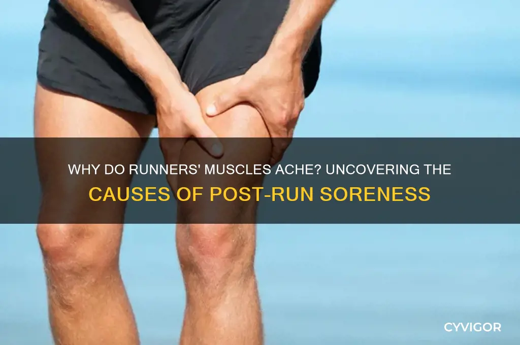 what causes a runners muscles ti ache