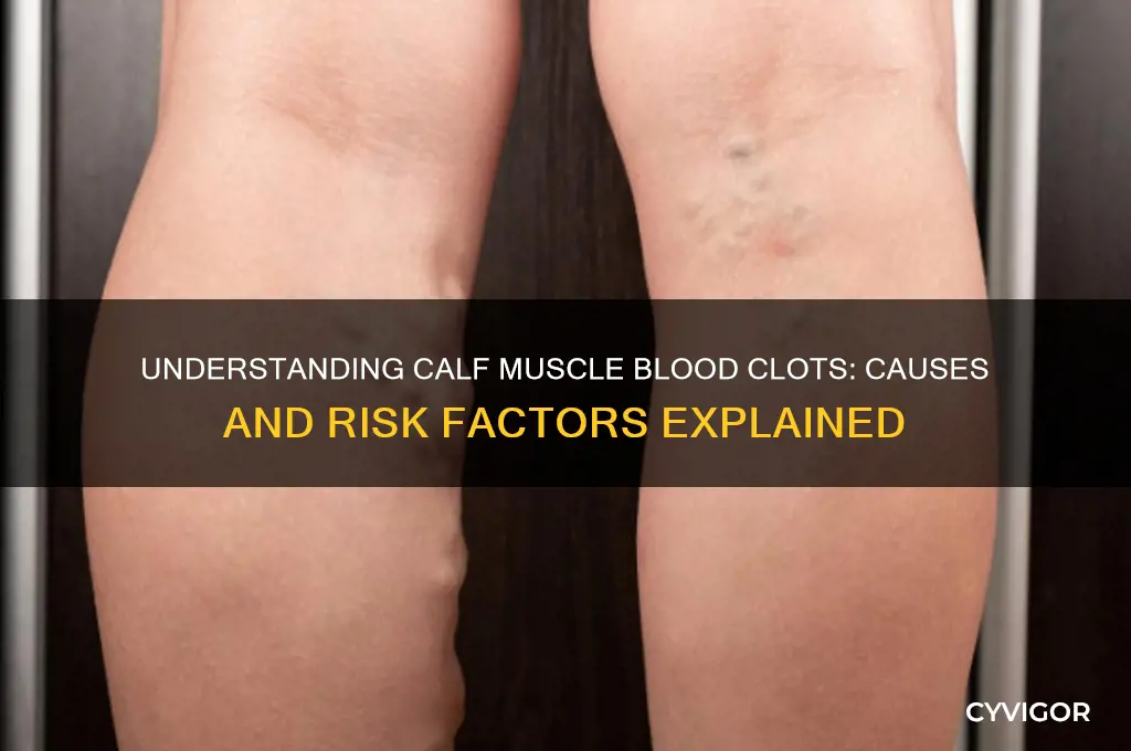 what causes blood clot in calf muscle