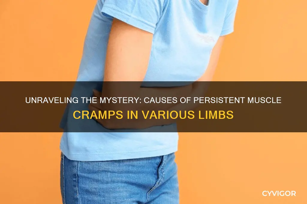 what causes constant muscle crams kn different limbs