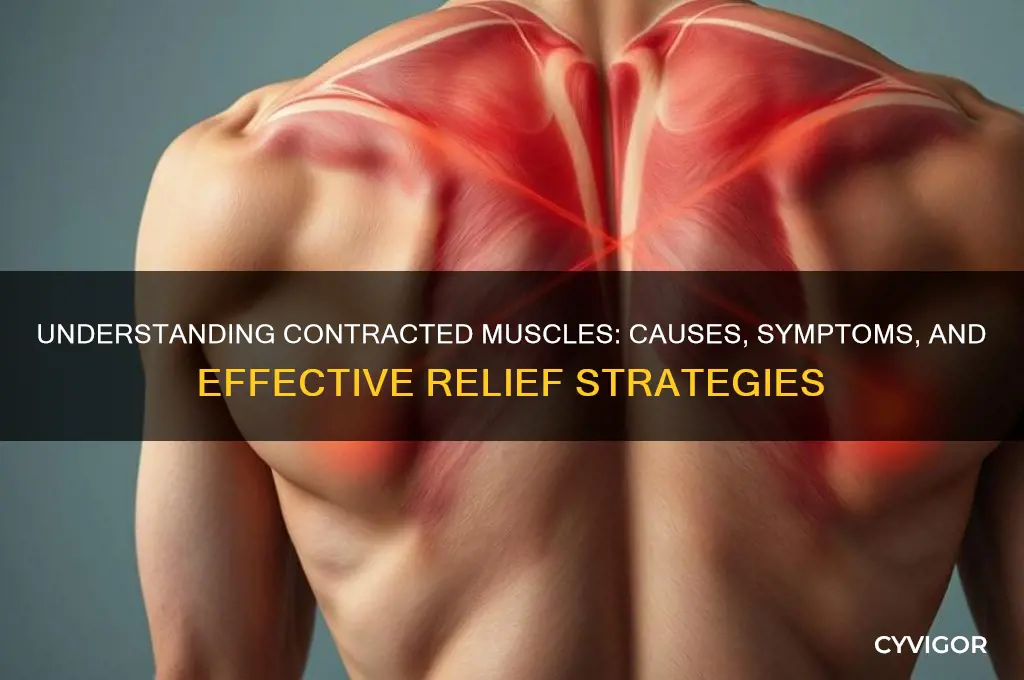 what causes contracted muscles