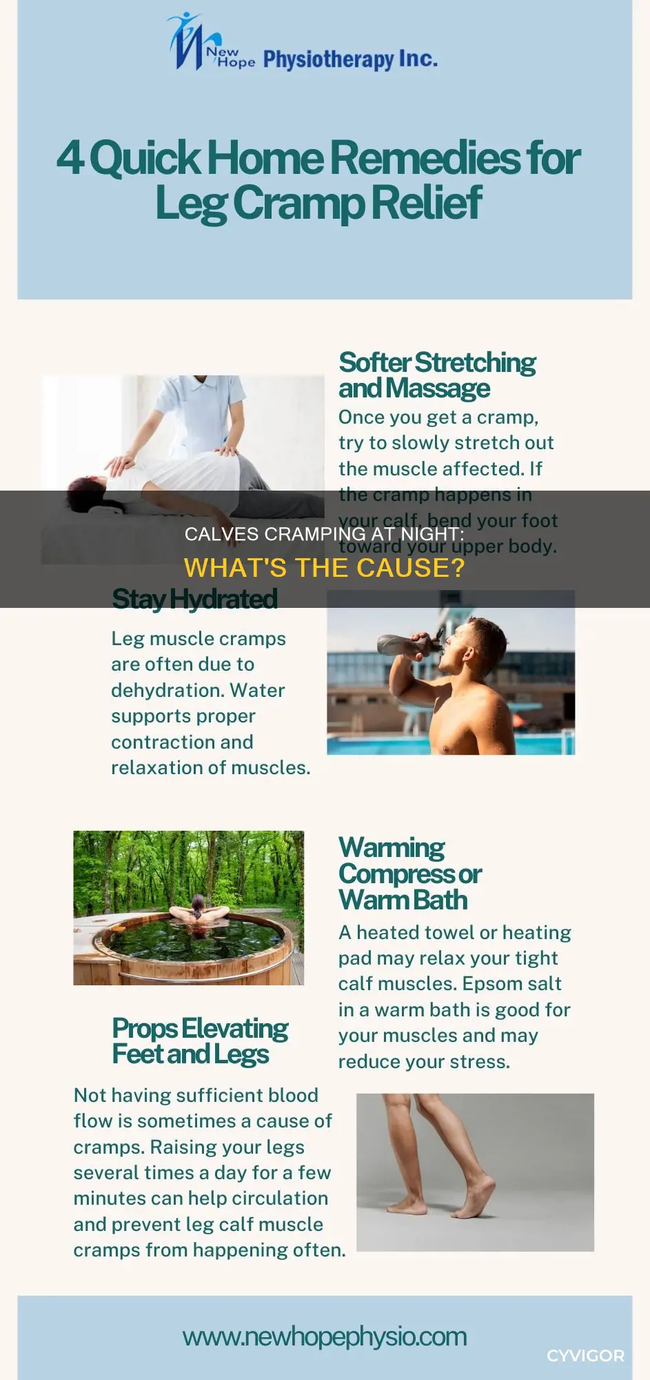 what causes cramps in calf muscles while sleeping