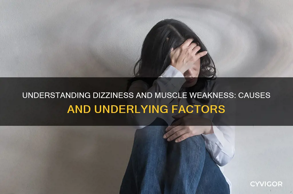 what causes dizziness and muscle sickness