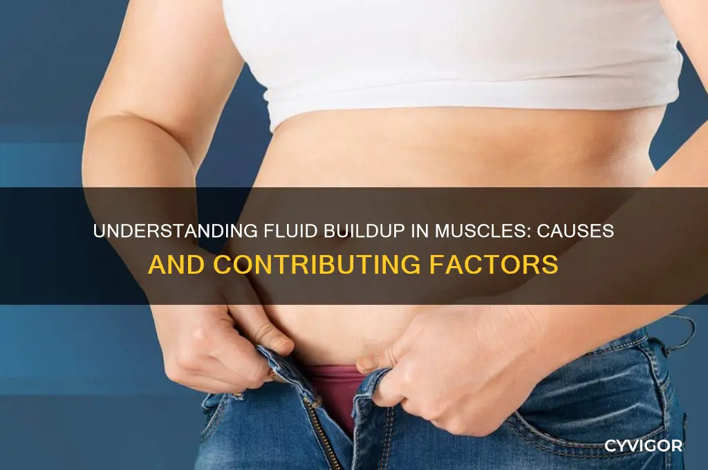 what causes fluid in muscles